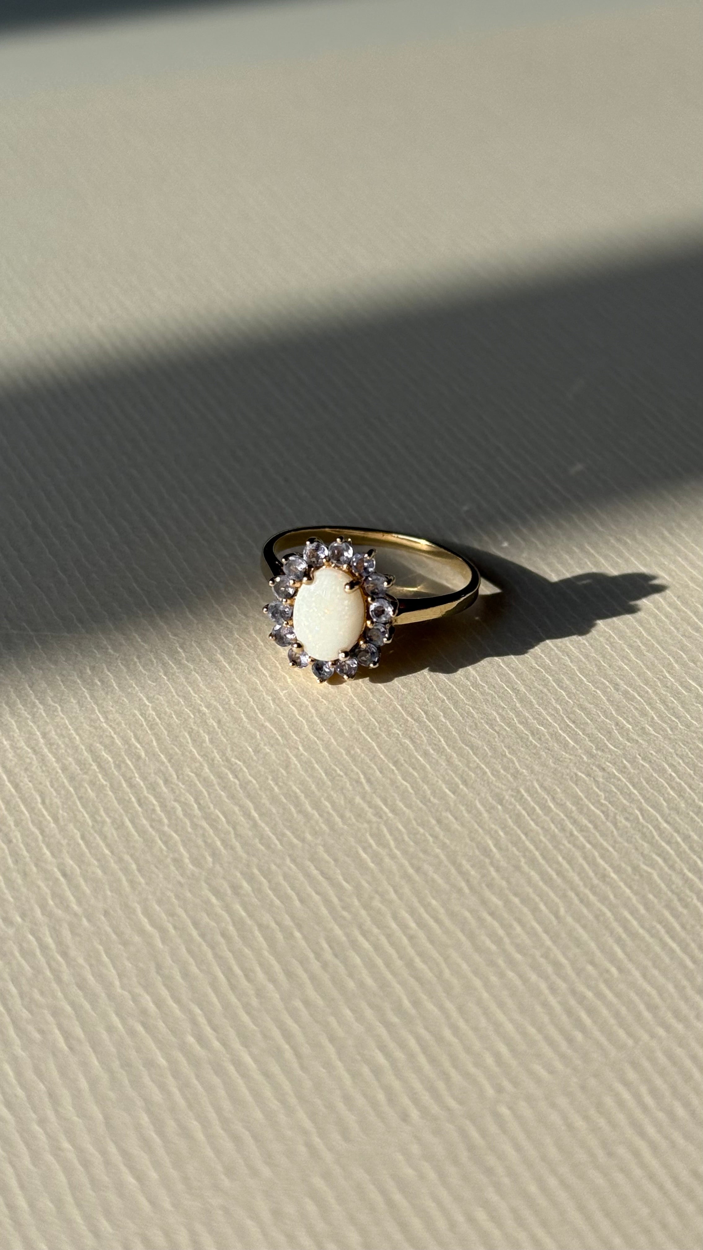 Lola | Opaal & Tanzaniet Ring