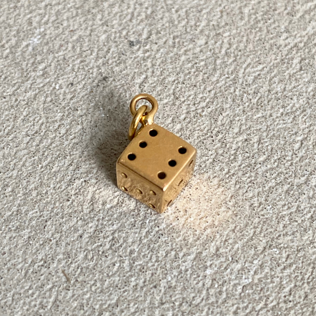 Luck is on your side | 14k Dobbelsteen Bedel
