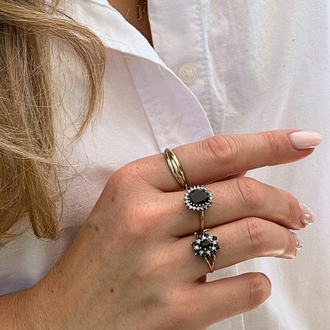 Claire | Saffier & Diamant Ring