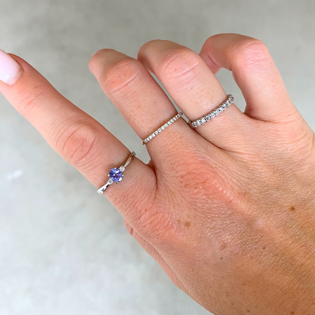 Alice | Tanzaniet & Diamant Ring