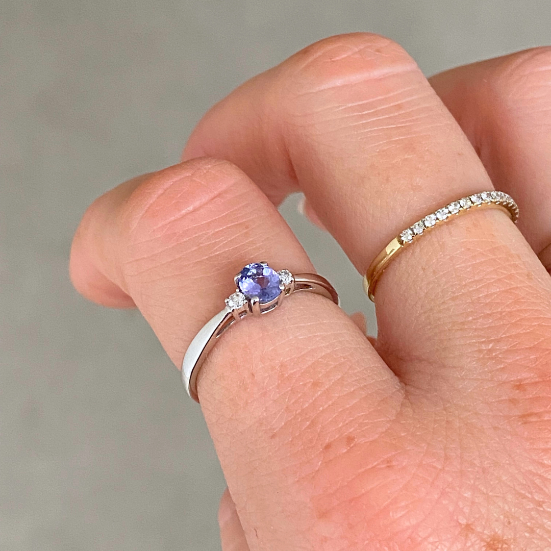 Alice | Tanzaniet & Diamant Ring