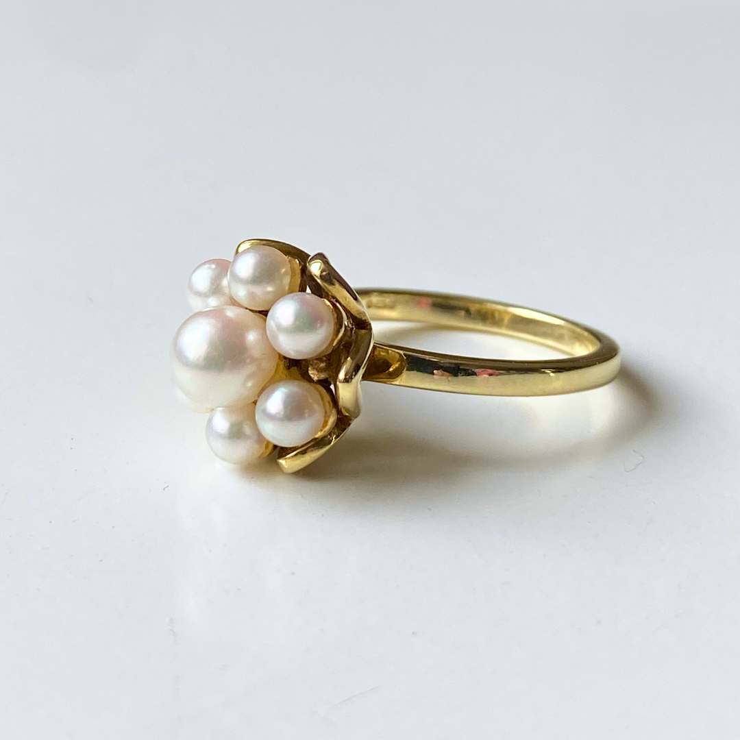 Aurélie | 14k Unieke Parel Ring