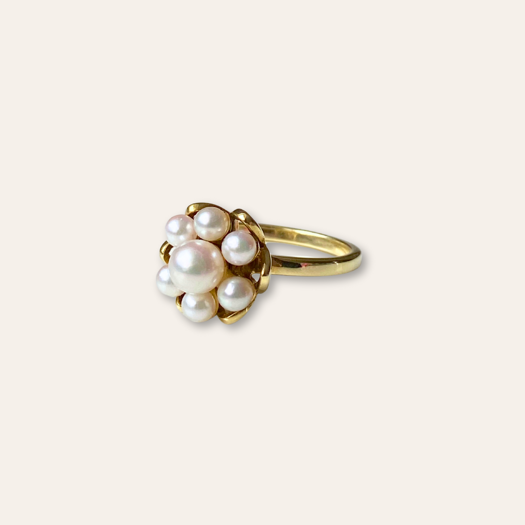 Aurélie | 14k Unieke Parel Ring