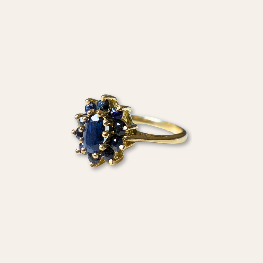 Bloom | Saffier Bloem Ring