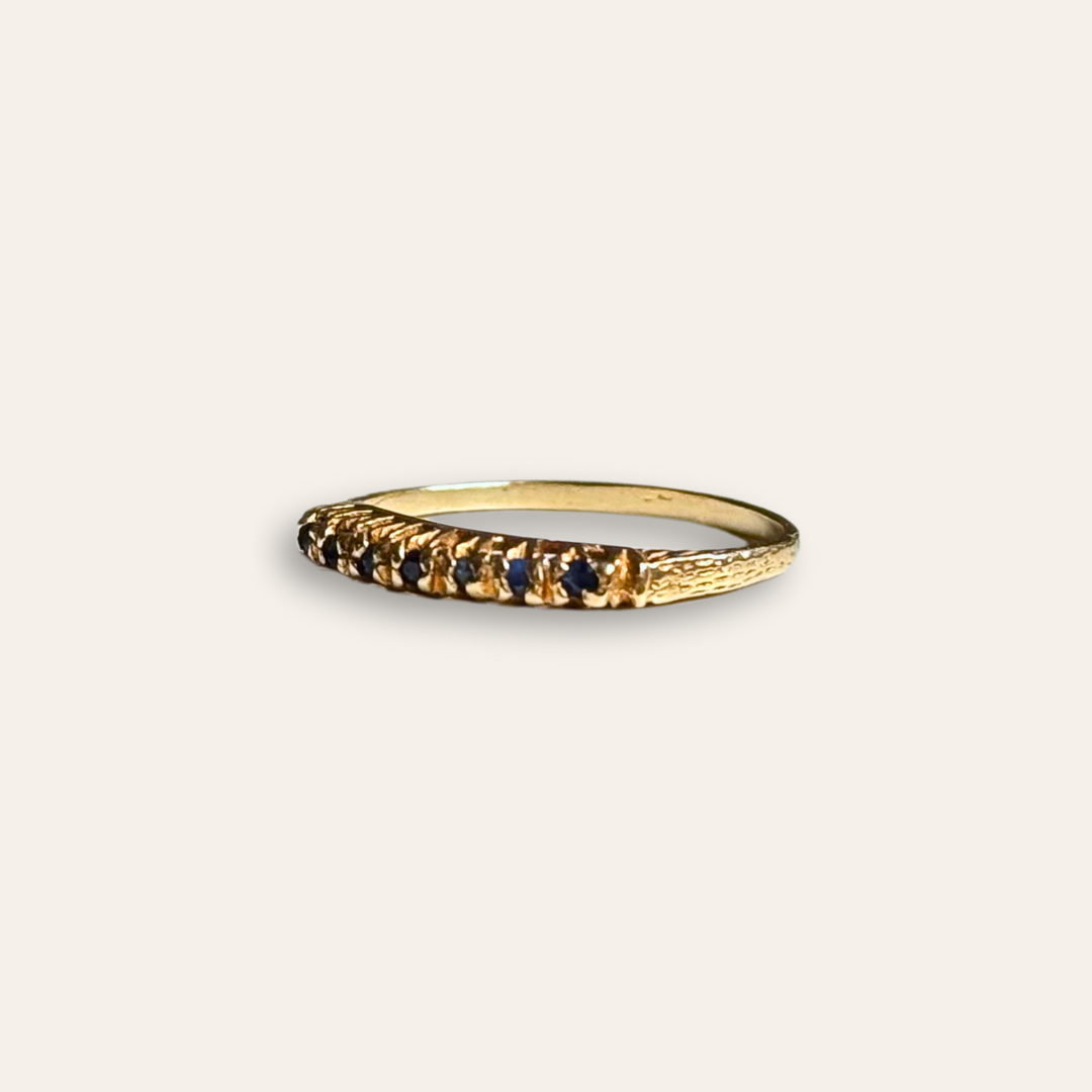 Enora | 18k Saffier Rijring