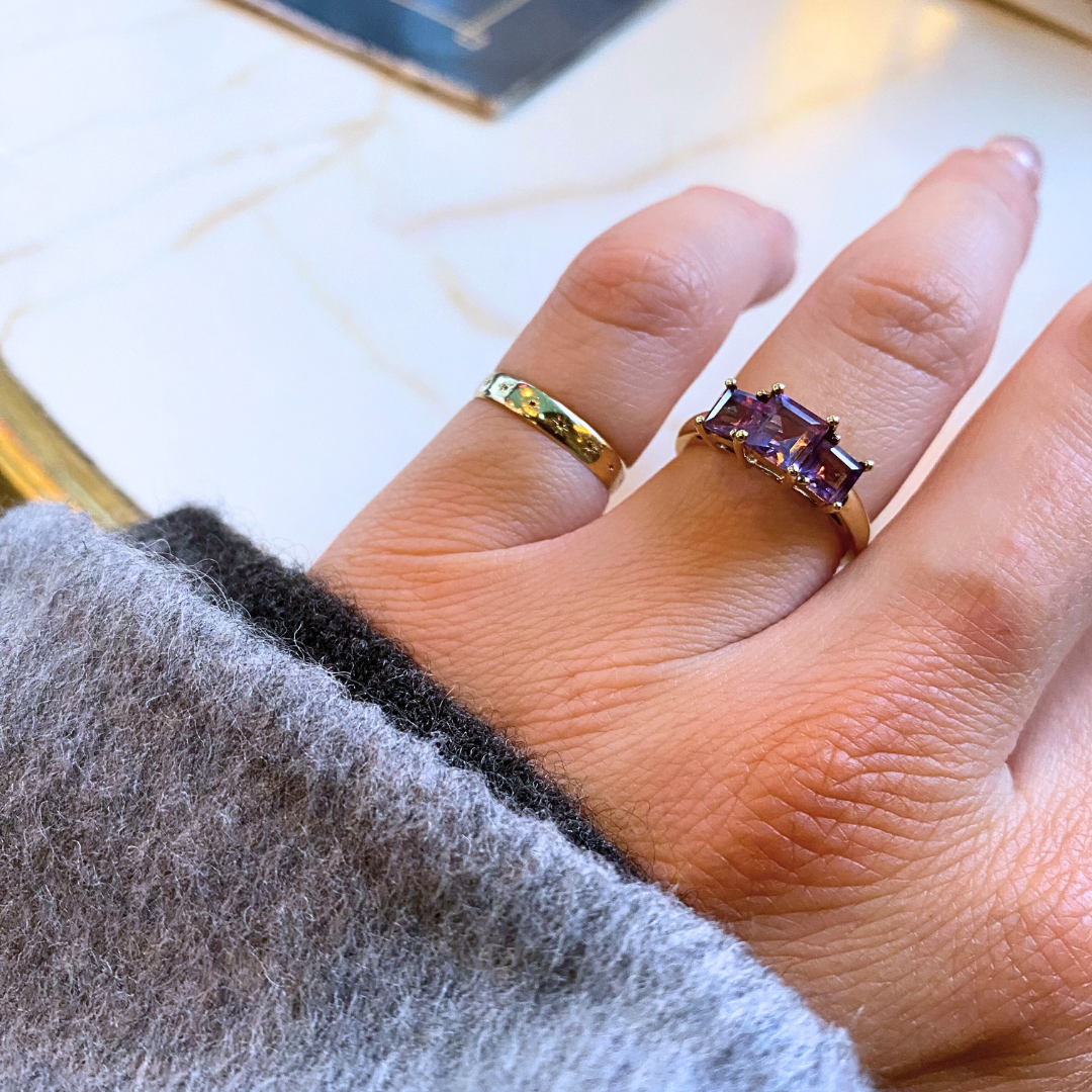 Franky | Amethist Trilogy Ring