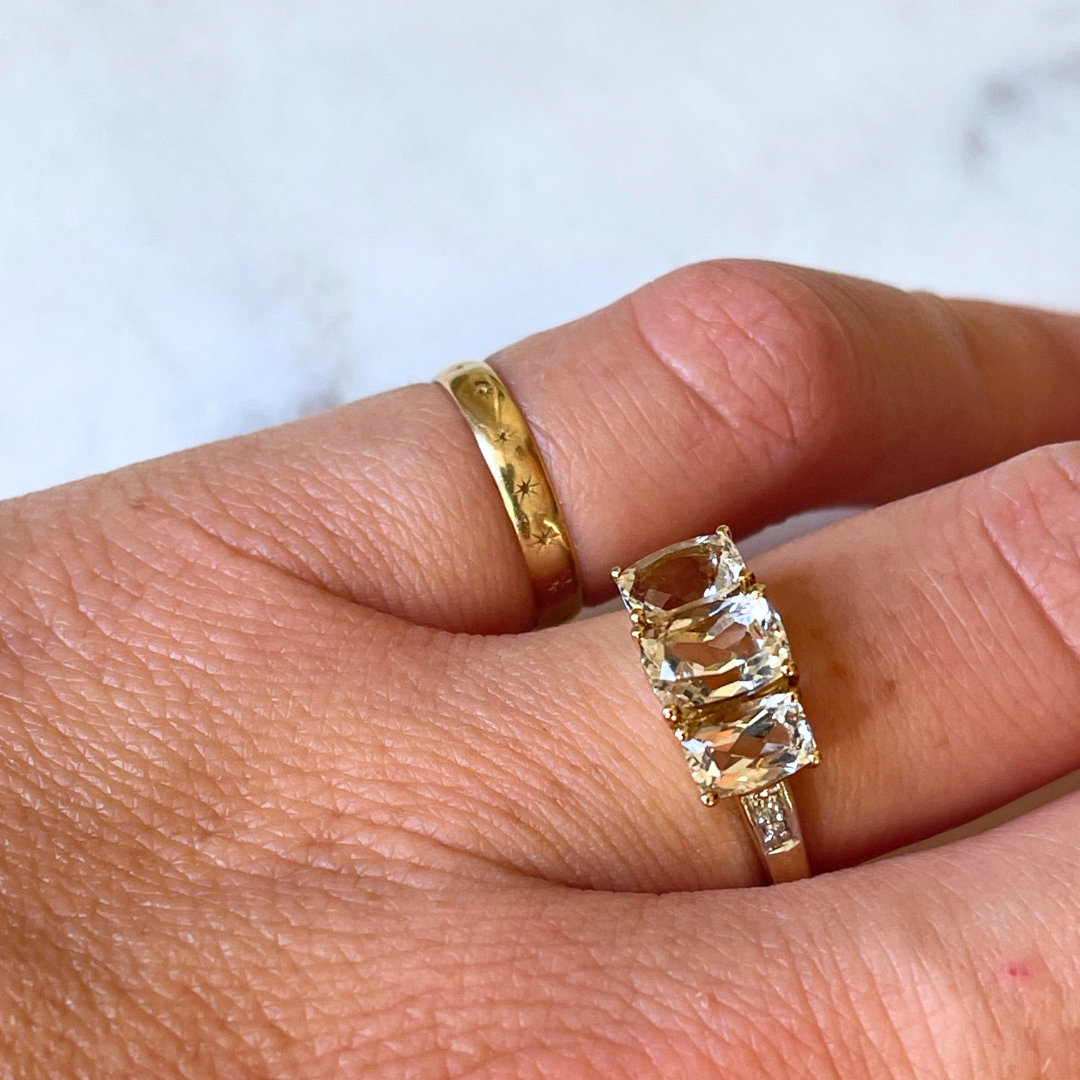 Gillian | Trilogy Amethist Ring
