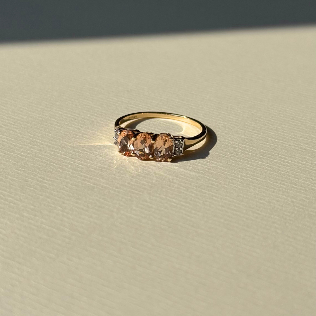 Hazel | Morganiet & Diamant Ring