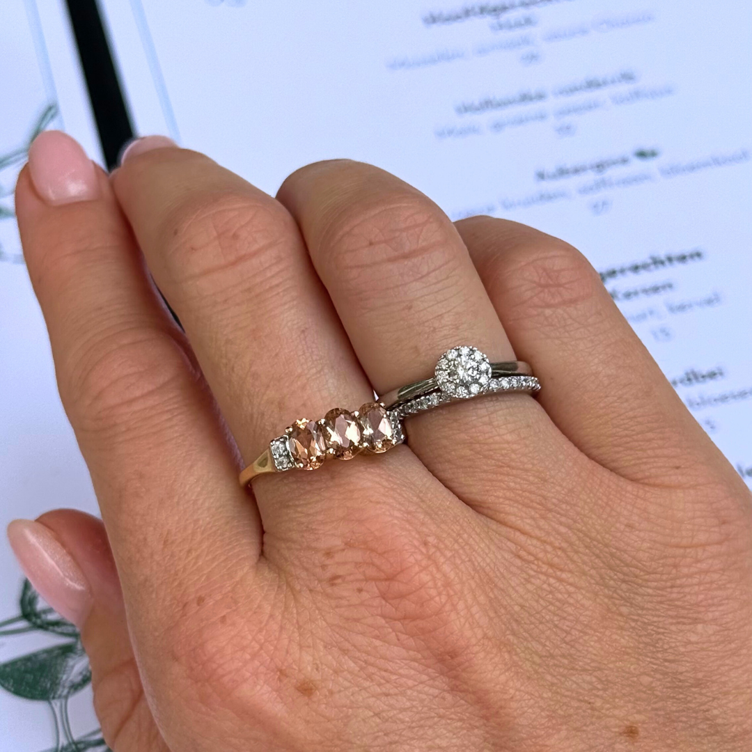 Hazel | Morganiet & Diamant Ring