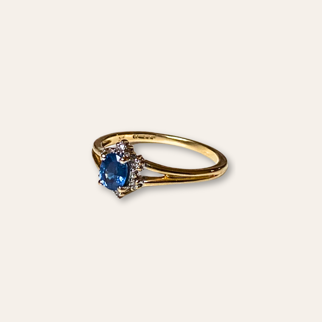 Ivy | Topaas & Diamant Ring
