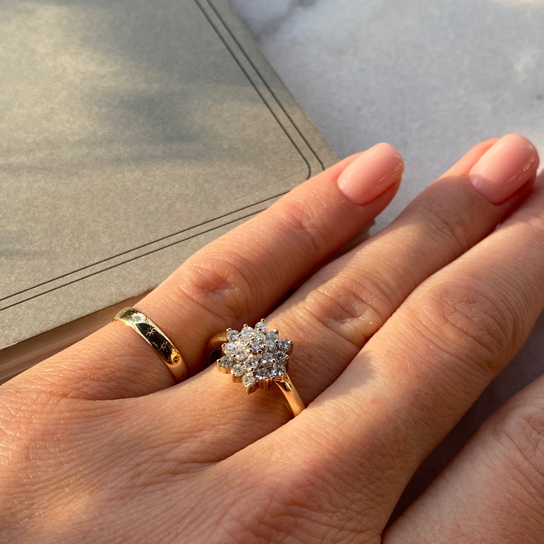 Jill | Diamant Cluster Ring