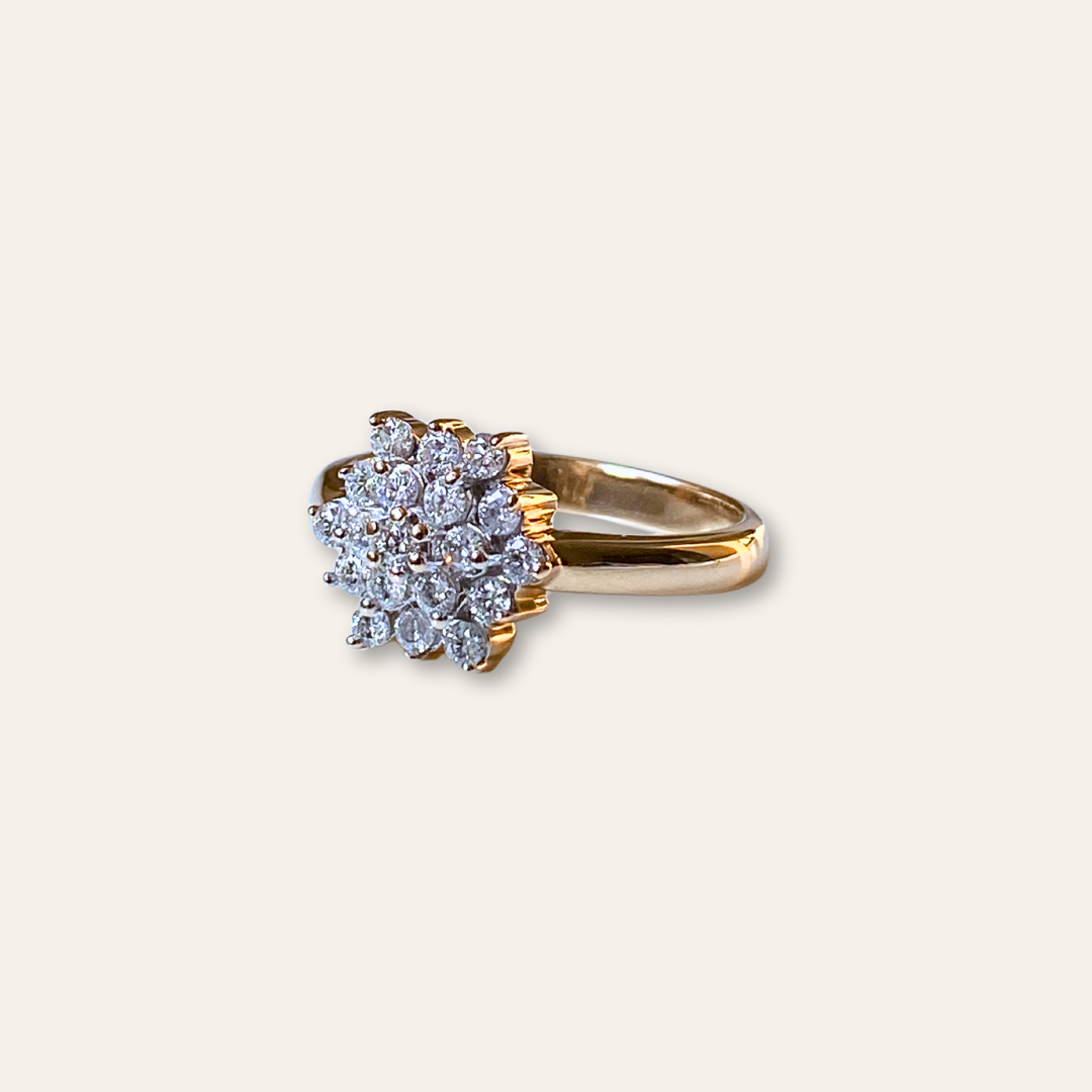 Jill | Diamant Cluster Ring