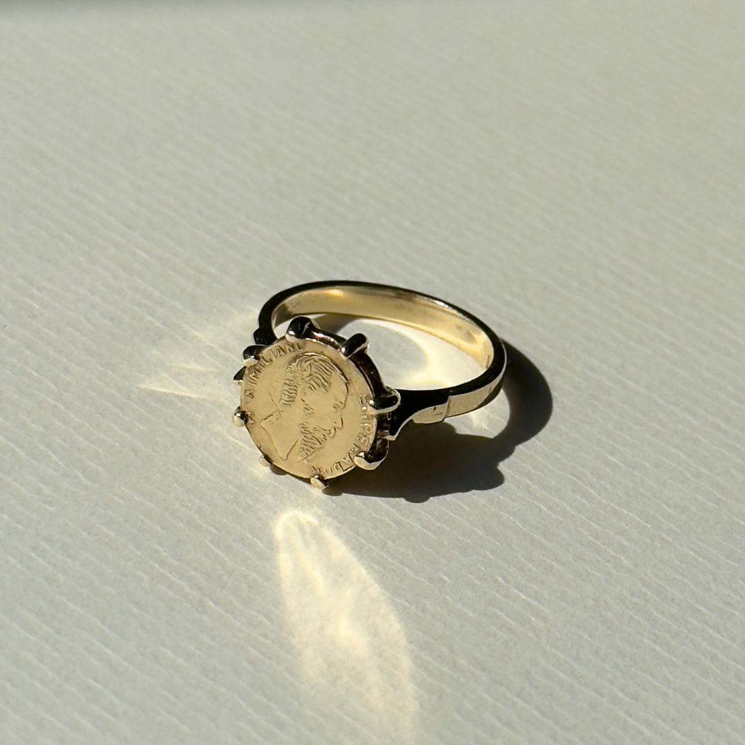 Joe | Gouden Munt Ring