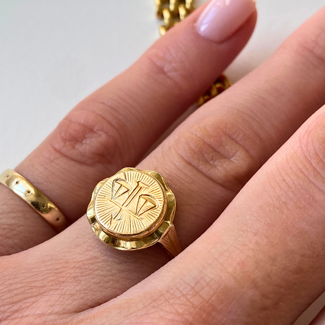Jules | 14k Munt Ring