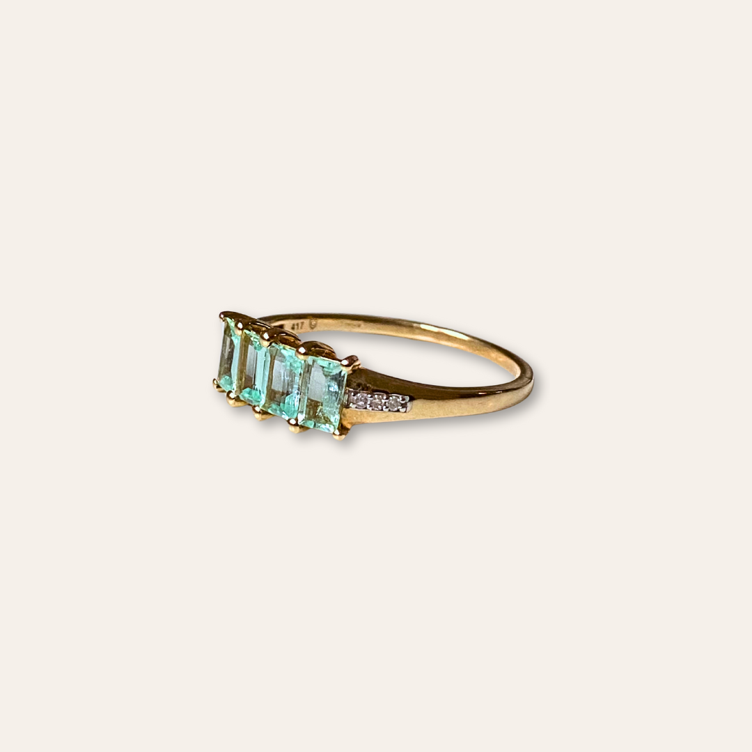 Loe | Amethist & Diamant Ring