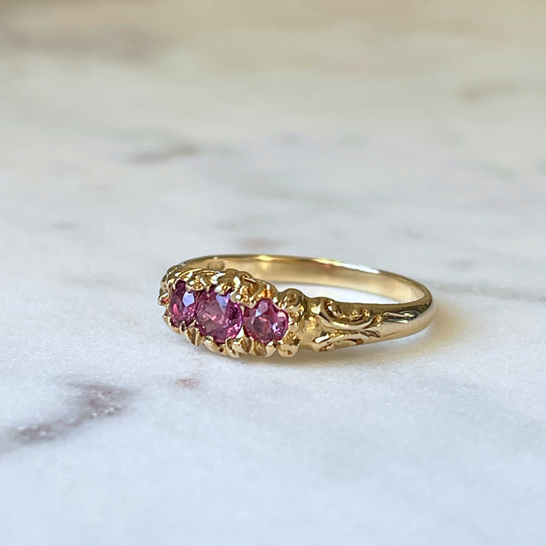 Lopez | Victoriaanse Robijn Ring