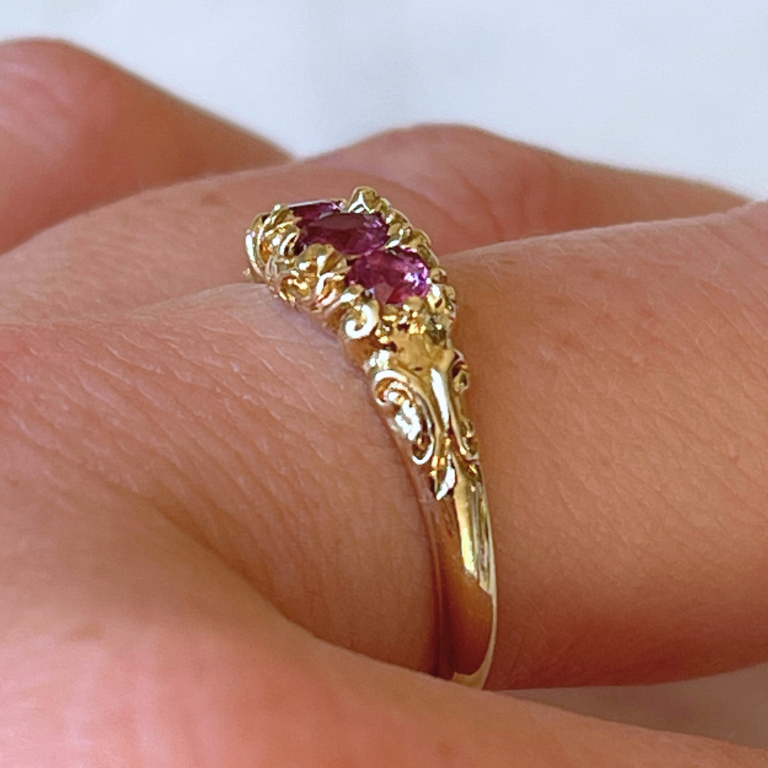 Lopez | Victoriaanse Robijn Ring