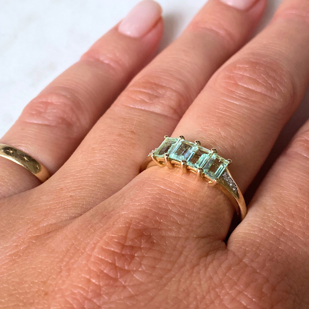Loe | Amethist & Diamant Ring