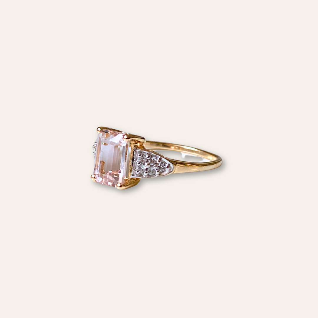 Nina | Morganiet & Diamant Ring