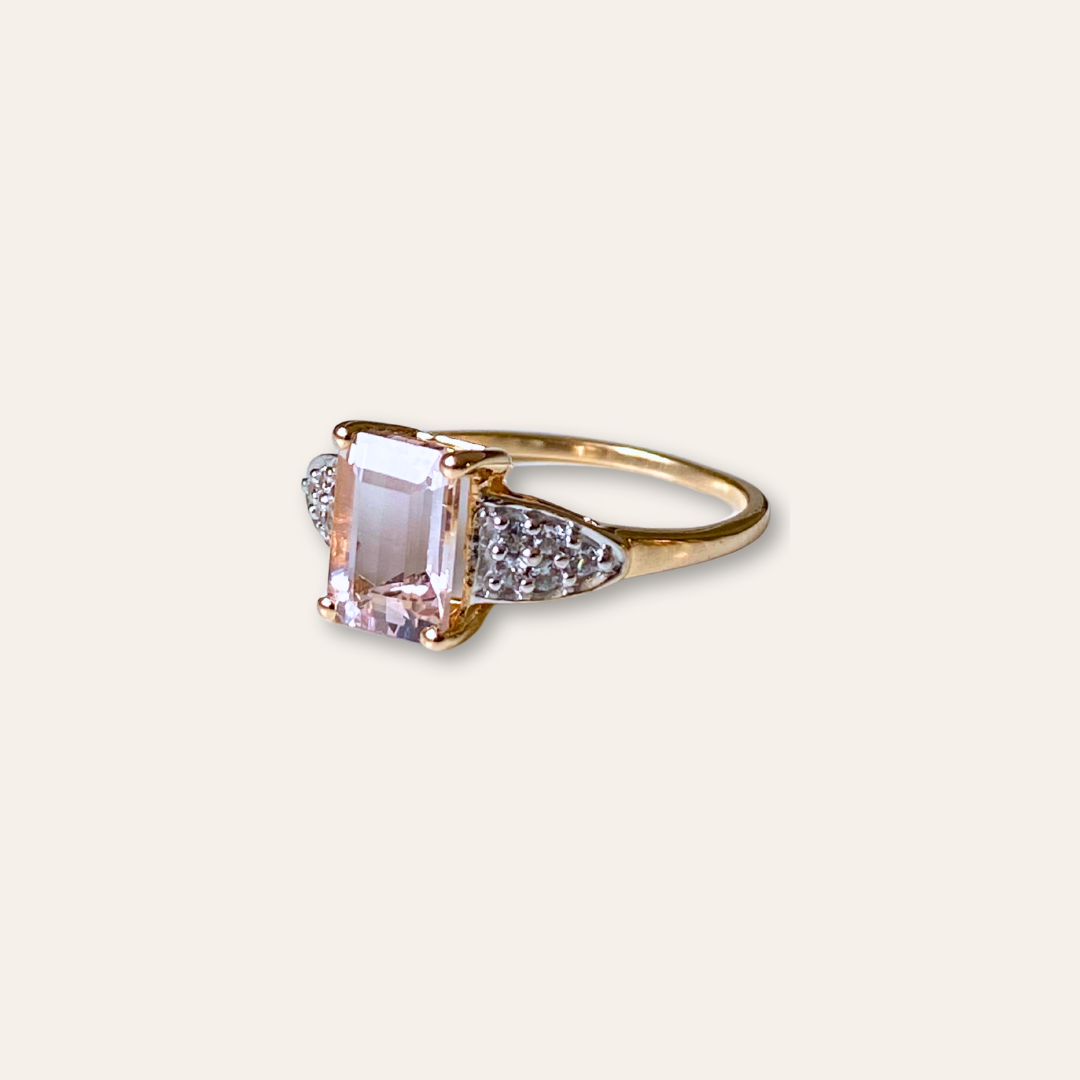 Nina | Morganiet & Diamant Ring