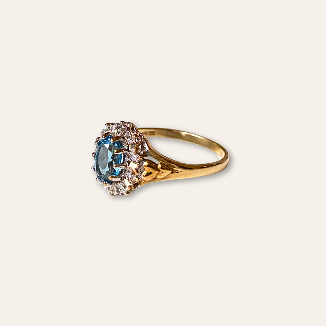 Noé | Topaas & Diamant Ring
