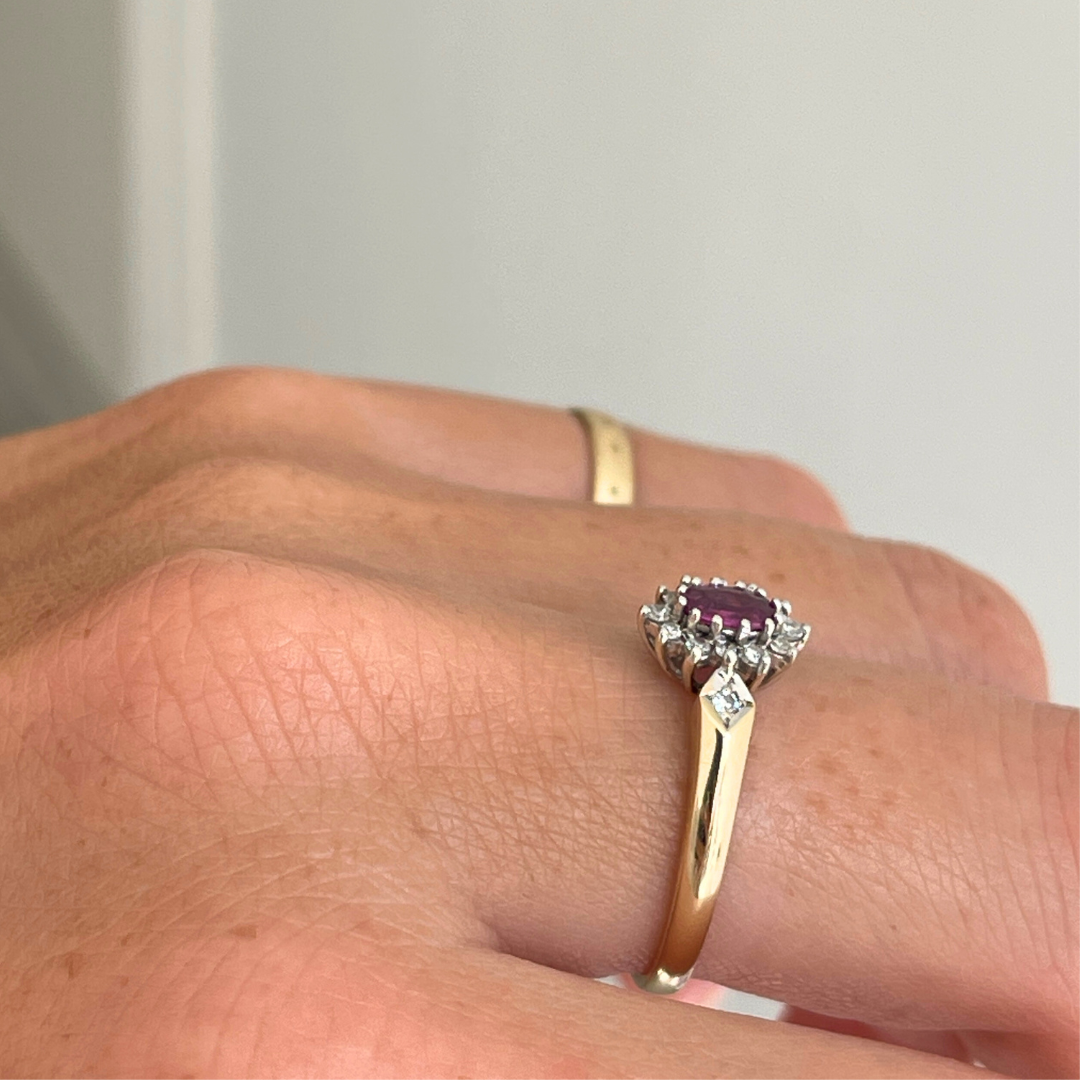 Ray | Robijn & Diamant Entourage Ring
