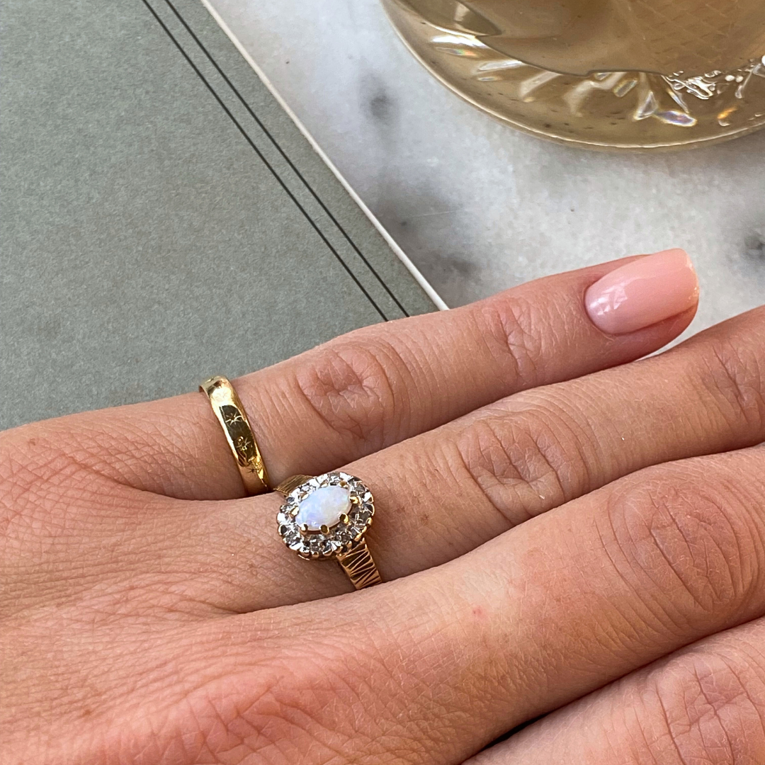 Spring | Opaal & Diamant Ring