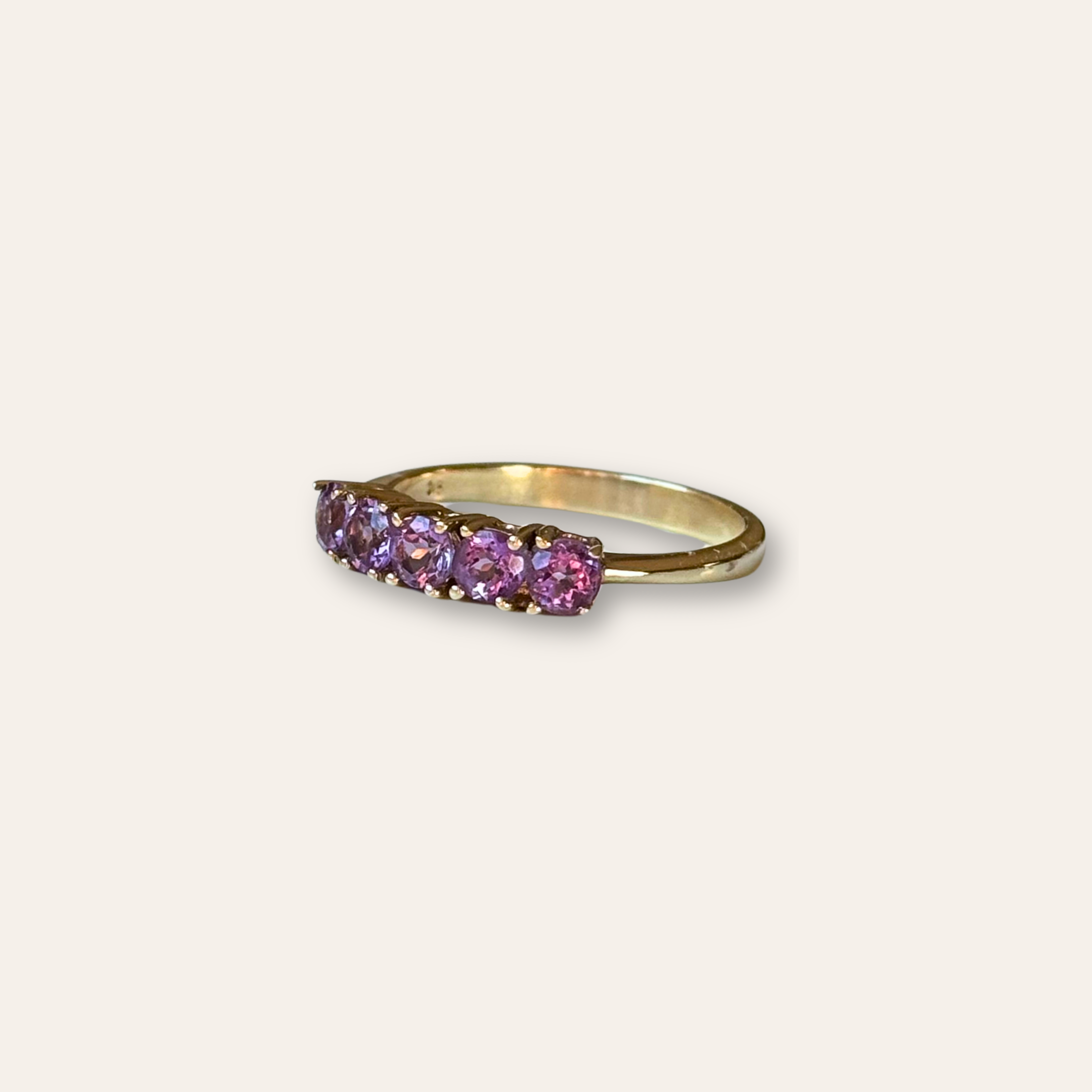 Amethist Rij Ring