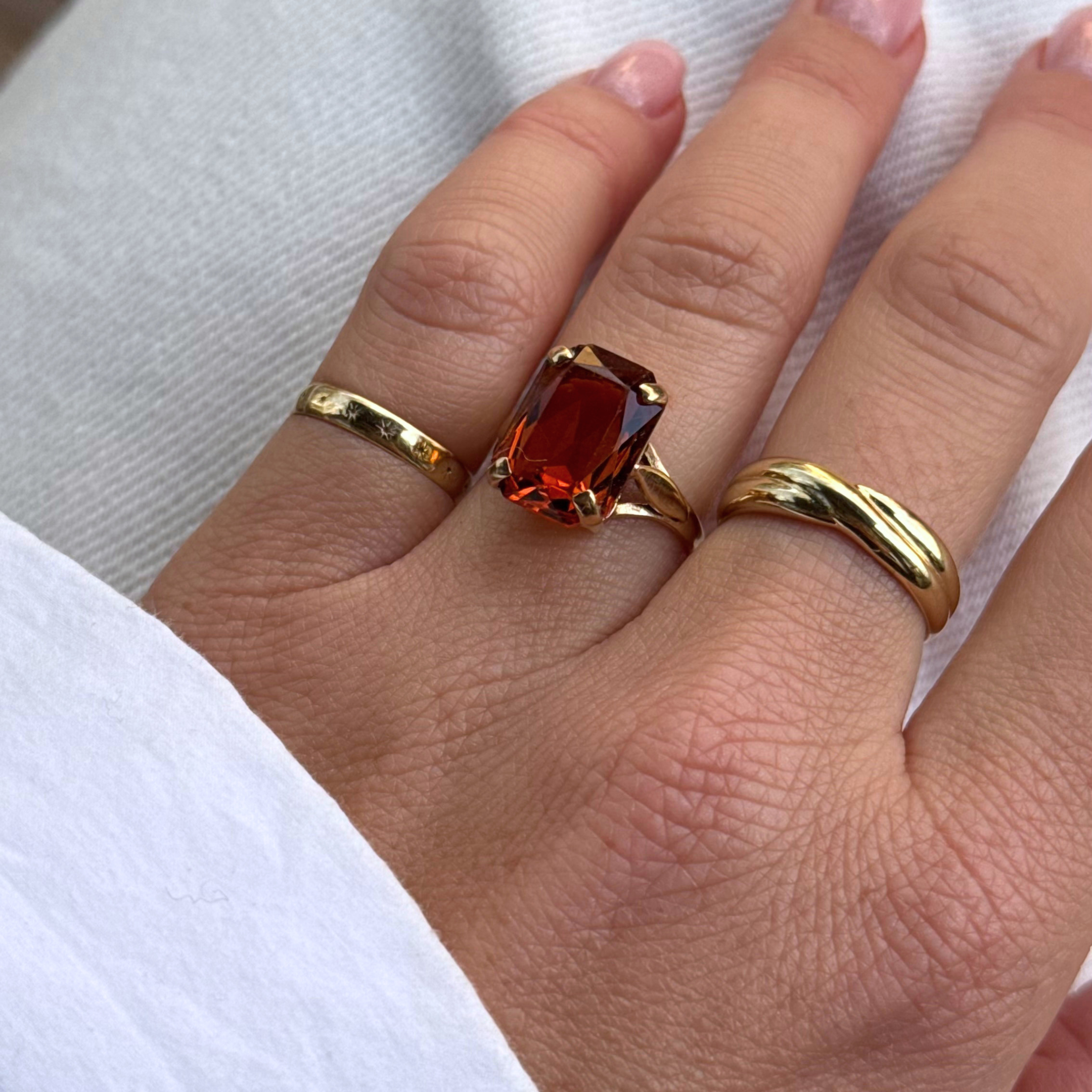 Citrien Cocktail ring