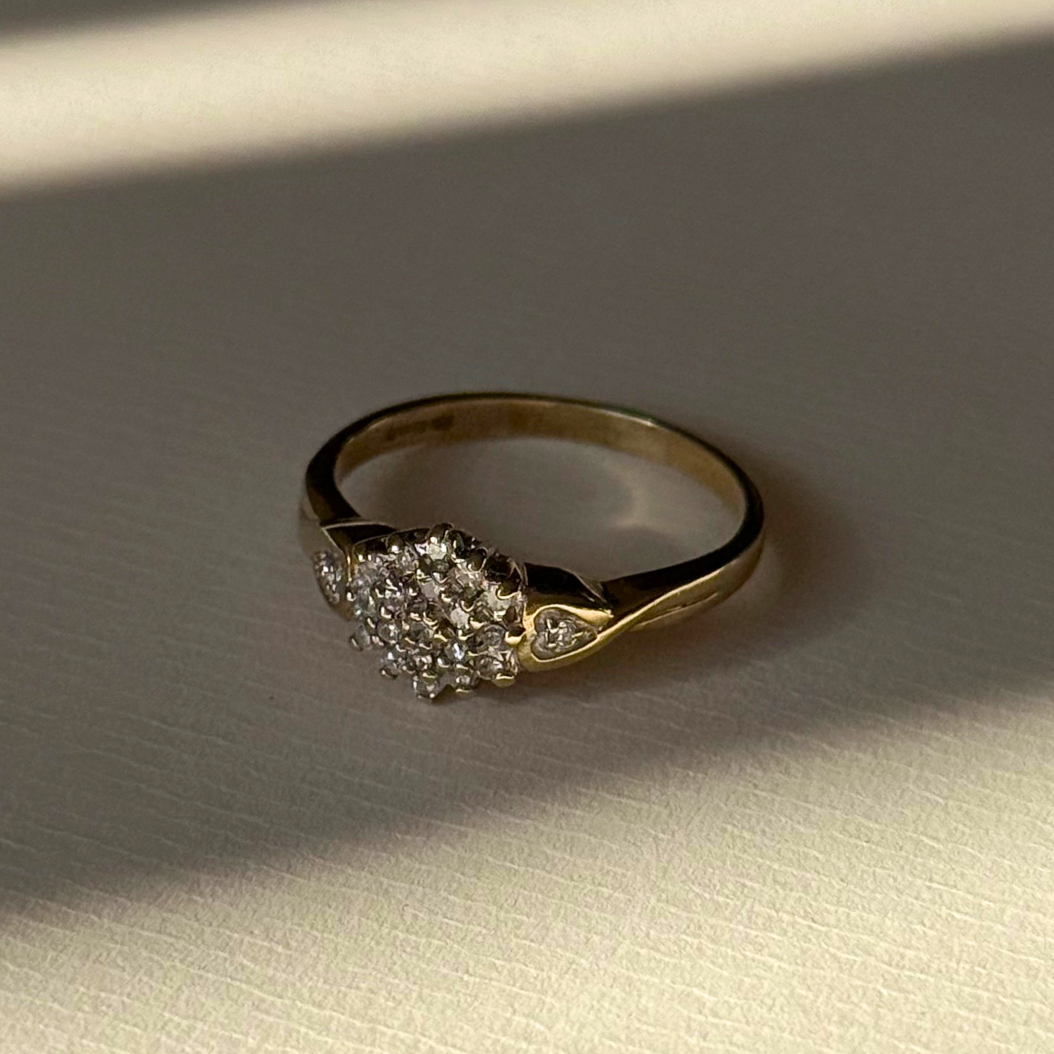 Diamant Cluster Ring