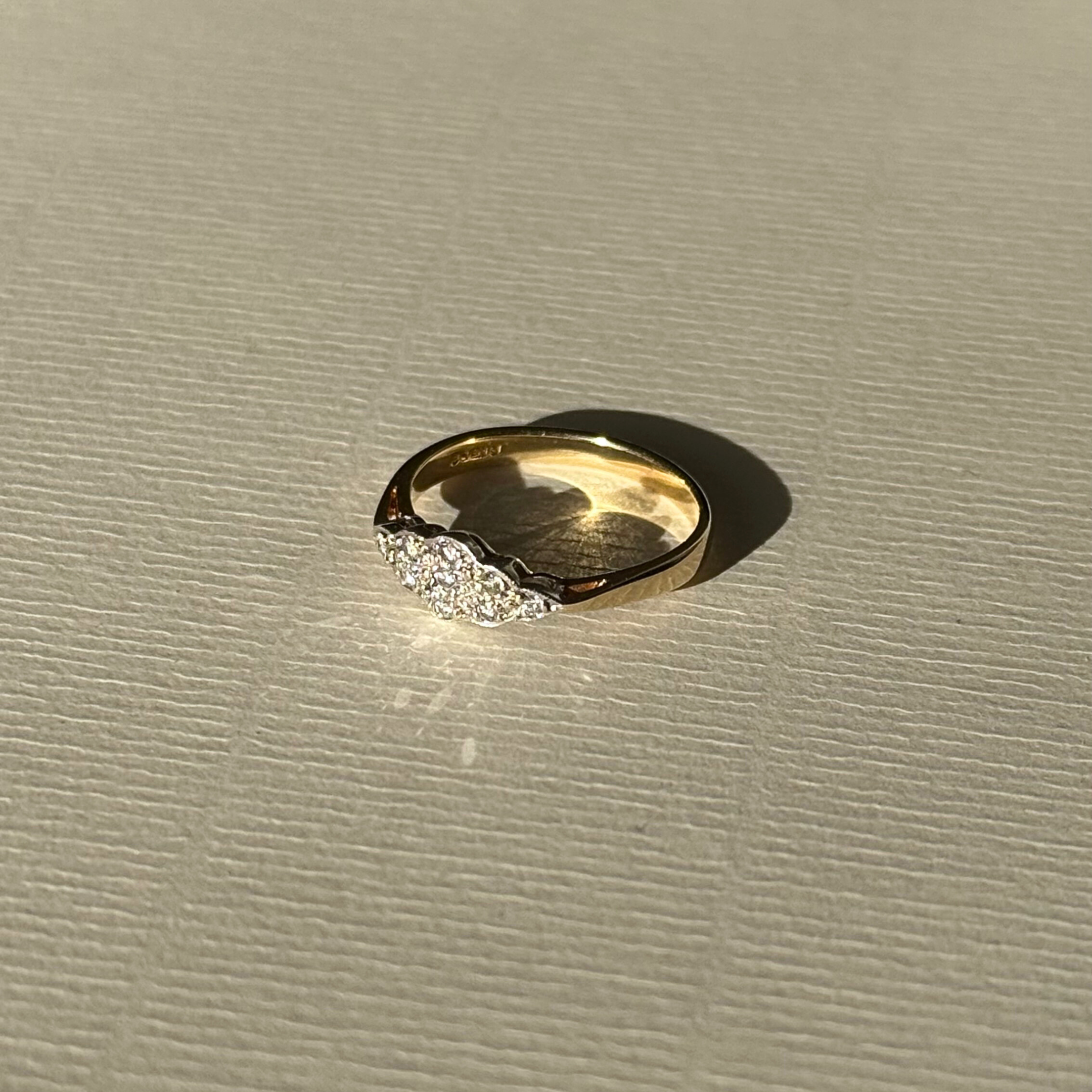 Diamant Cluster Ruit Ring