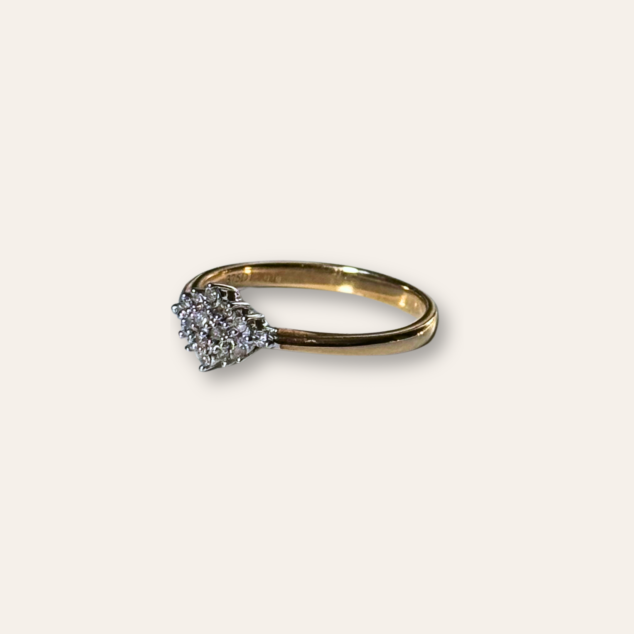 Diamant Cluster Ruit Ring