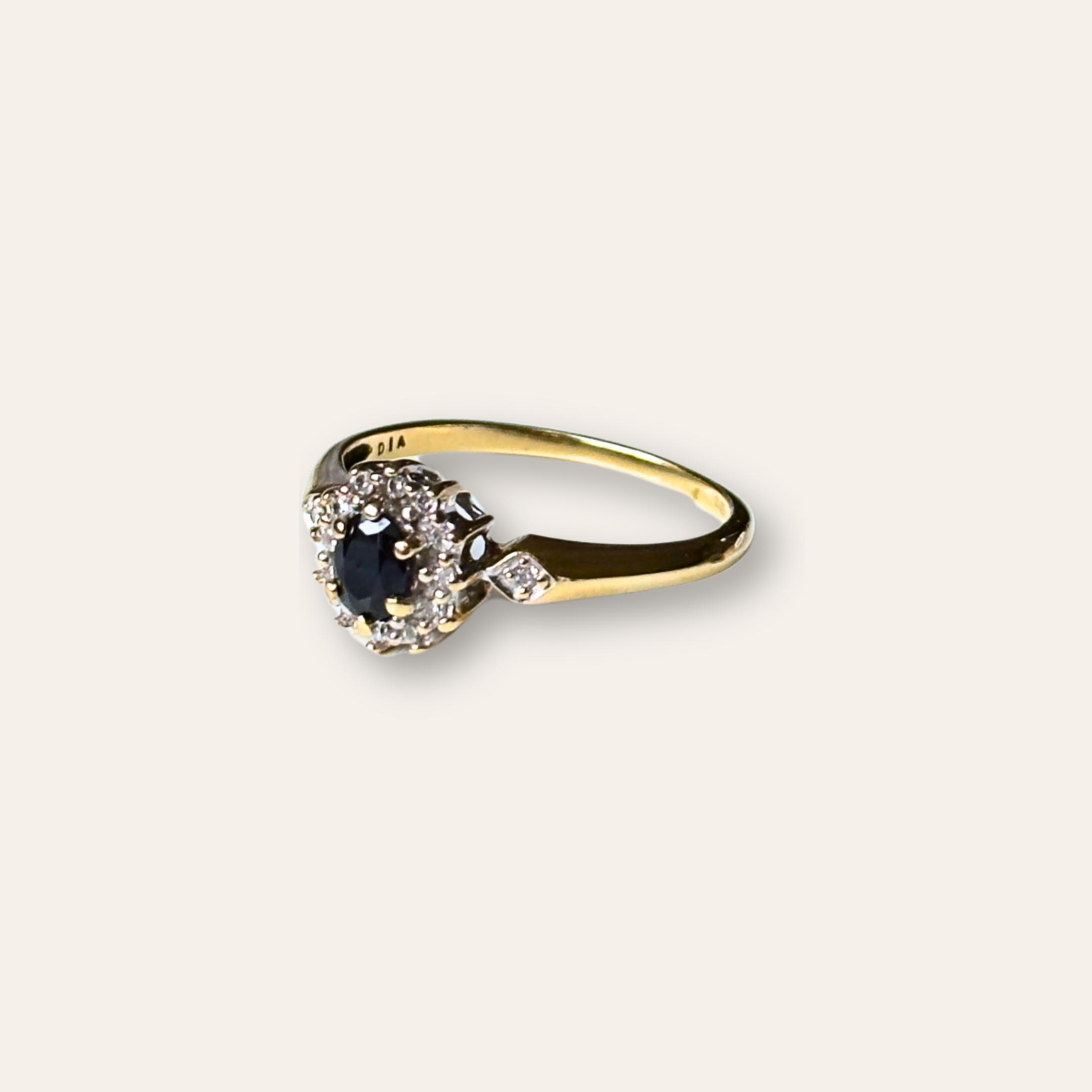 Saffier & Diamant Entourage Ring