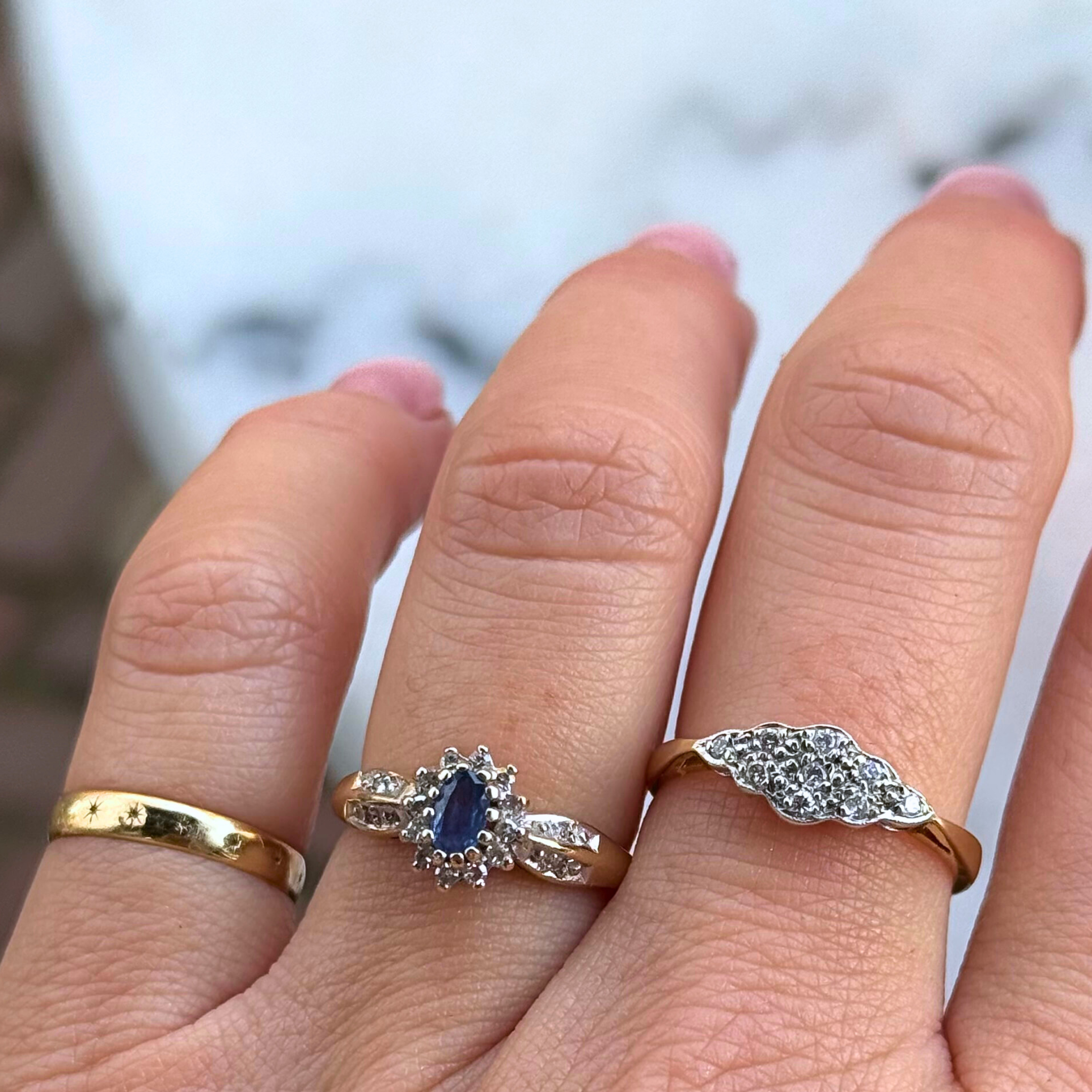 Topaas & Diamant Entourage Ring