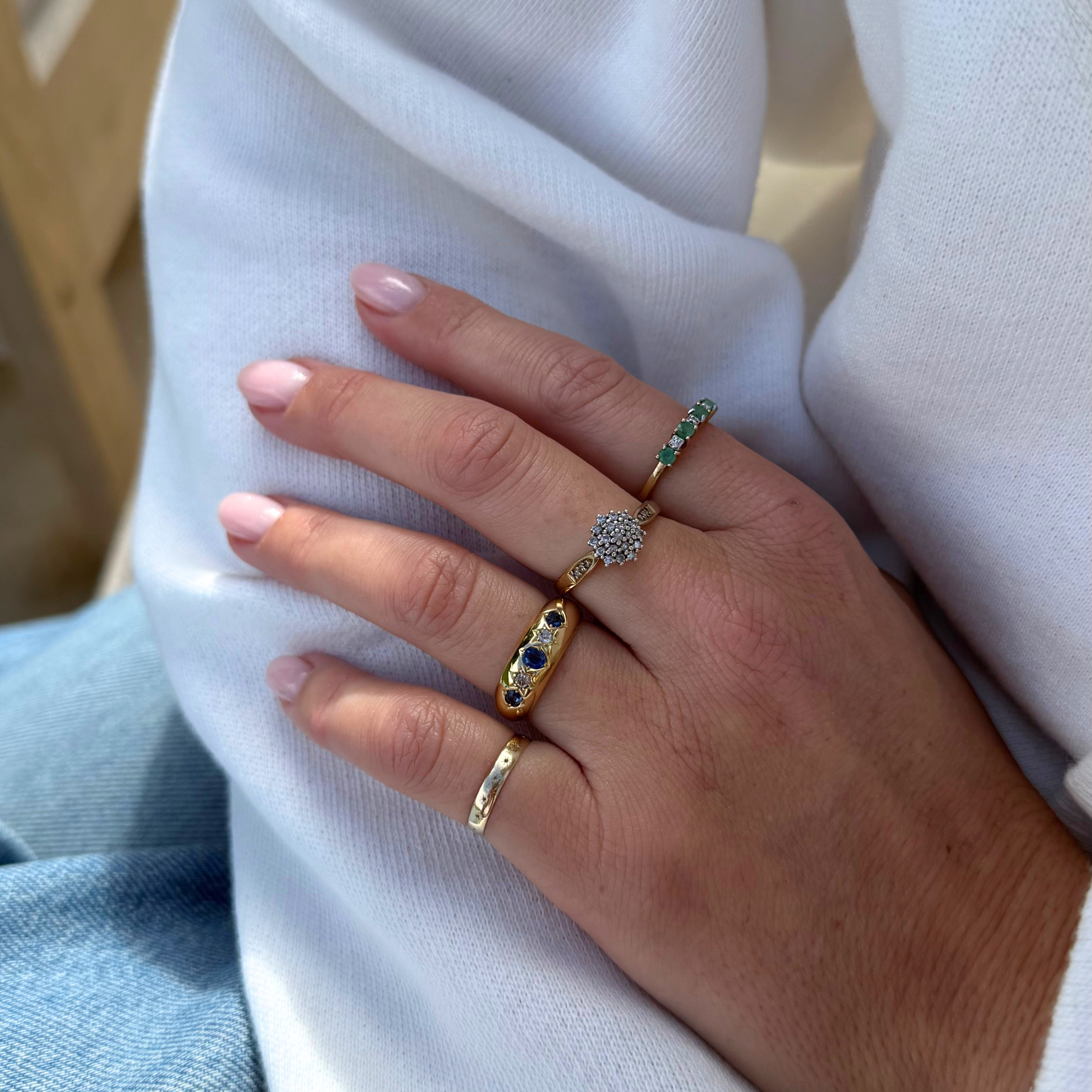 Diamant Cluster Ring