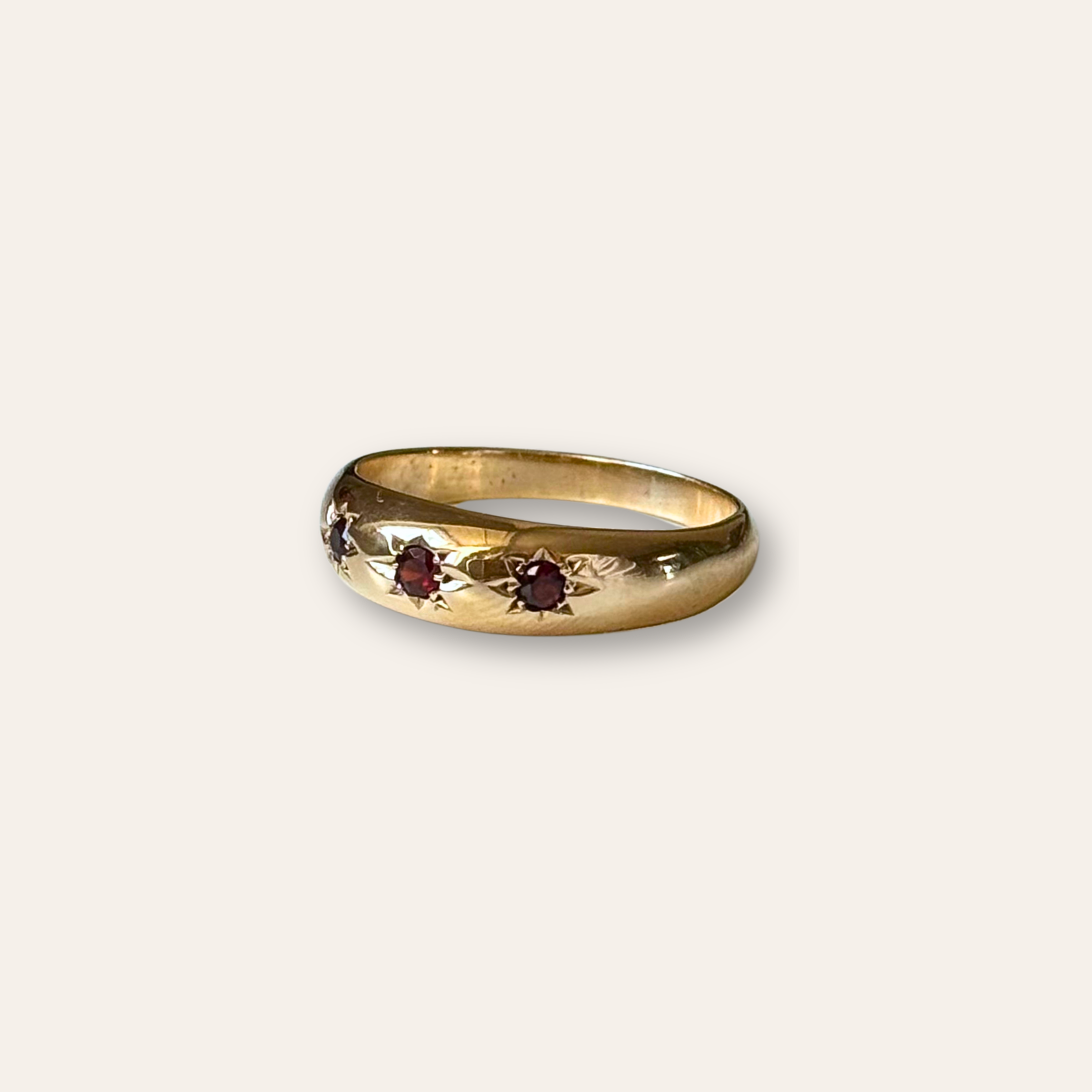 Granaat Gipsy Ring
