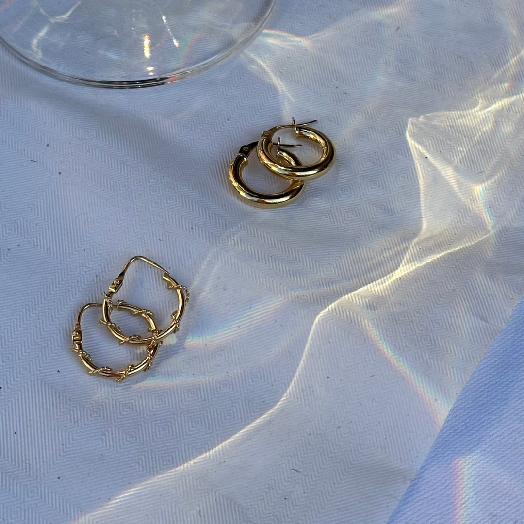Classic Hoops S | 14K Oorbellen 15 mm