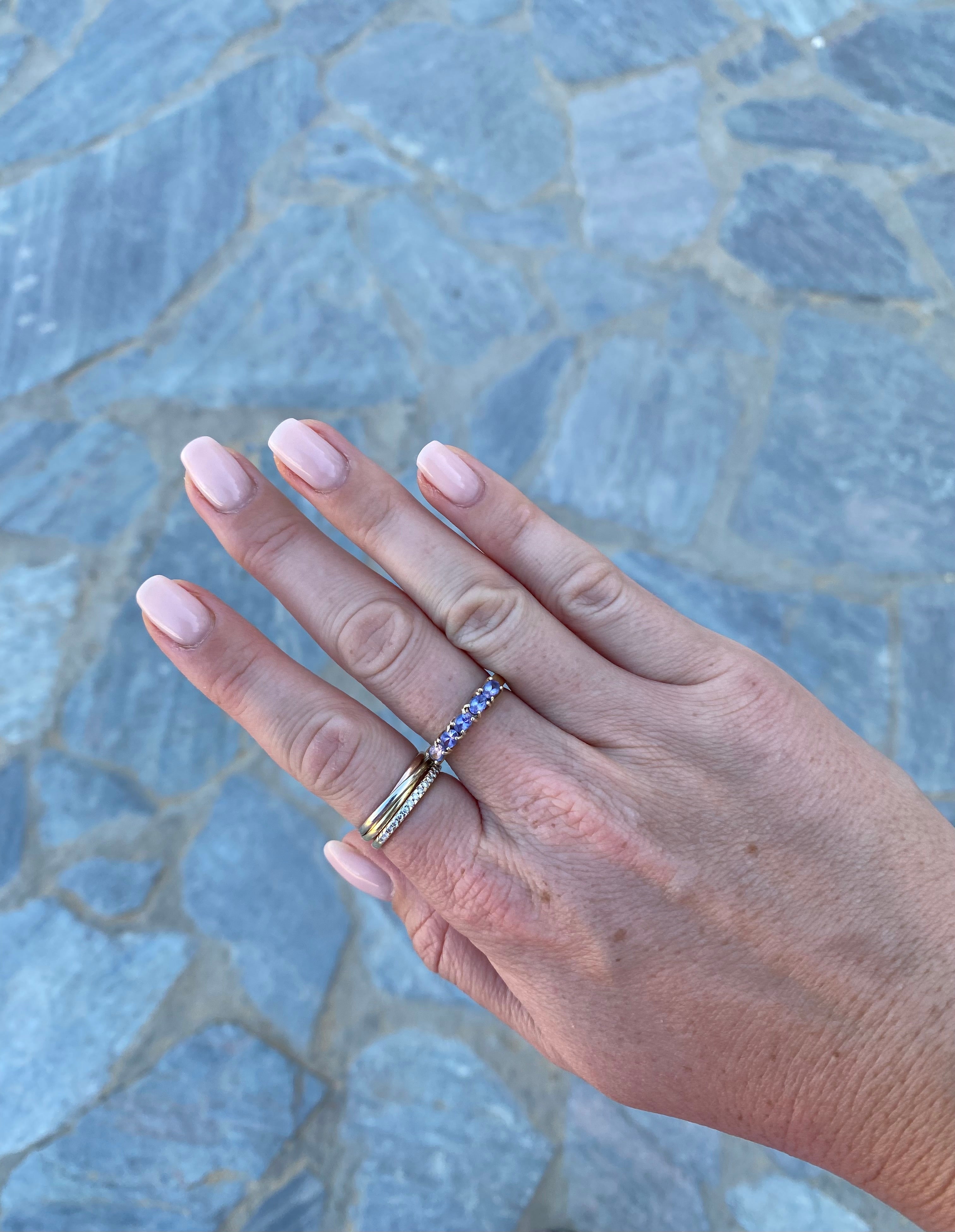 Rae | Tanzaniet Rij Ring
