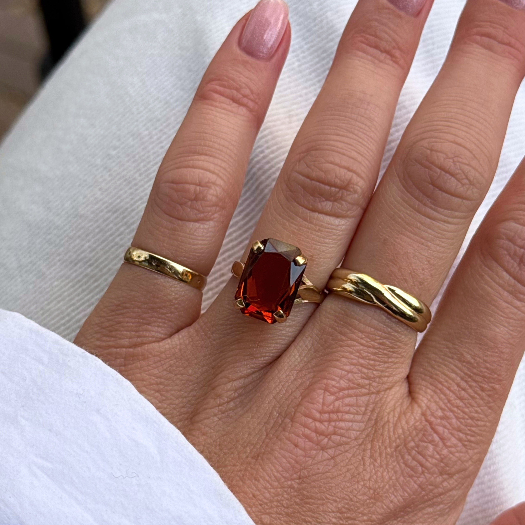 Citrien Cocktail ring