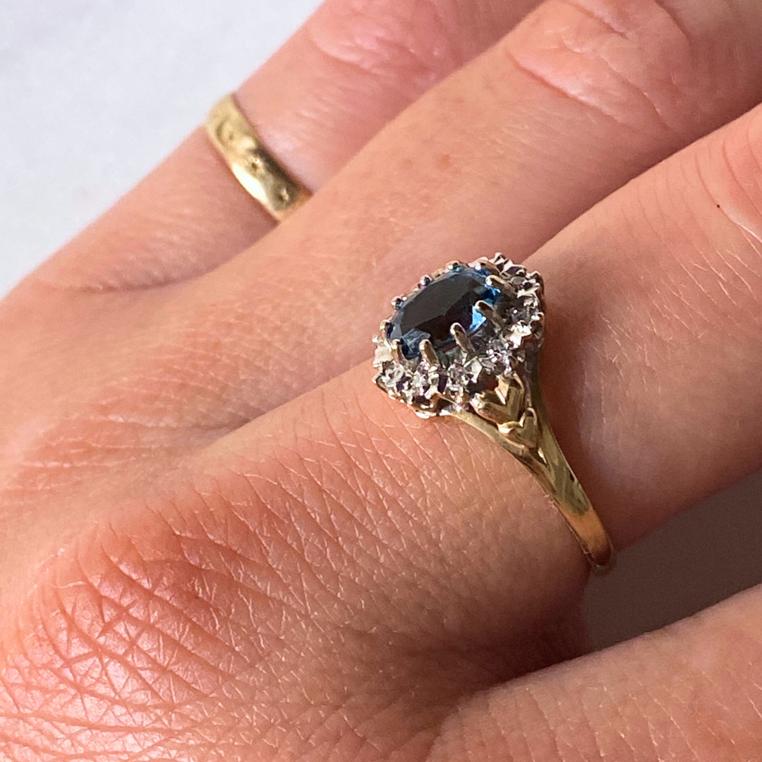Noé | Topaas & Diamant Ring