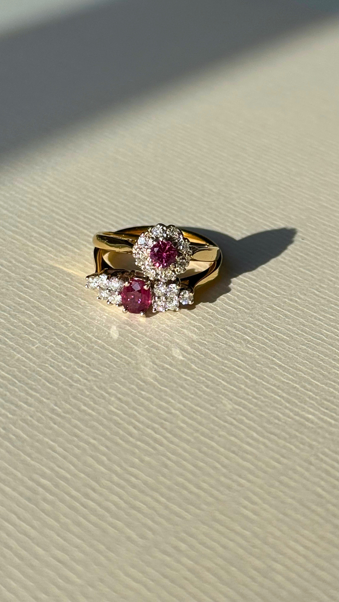 Cole | 18k Robijn & Diamant Ring