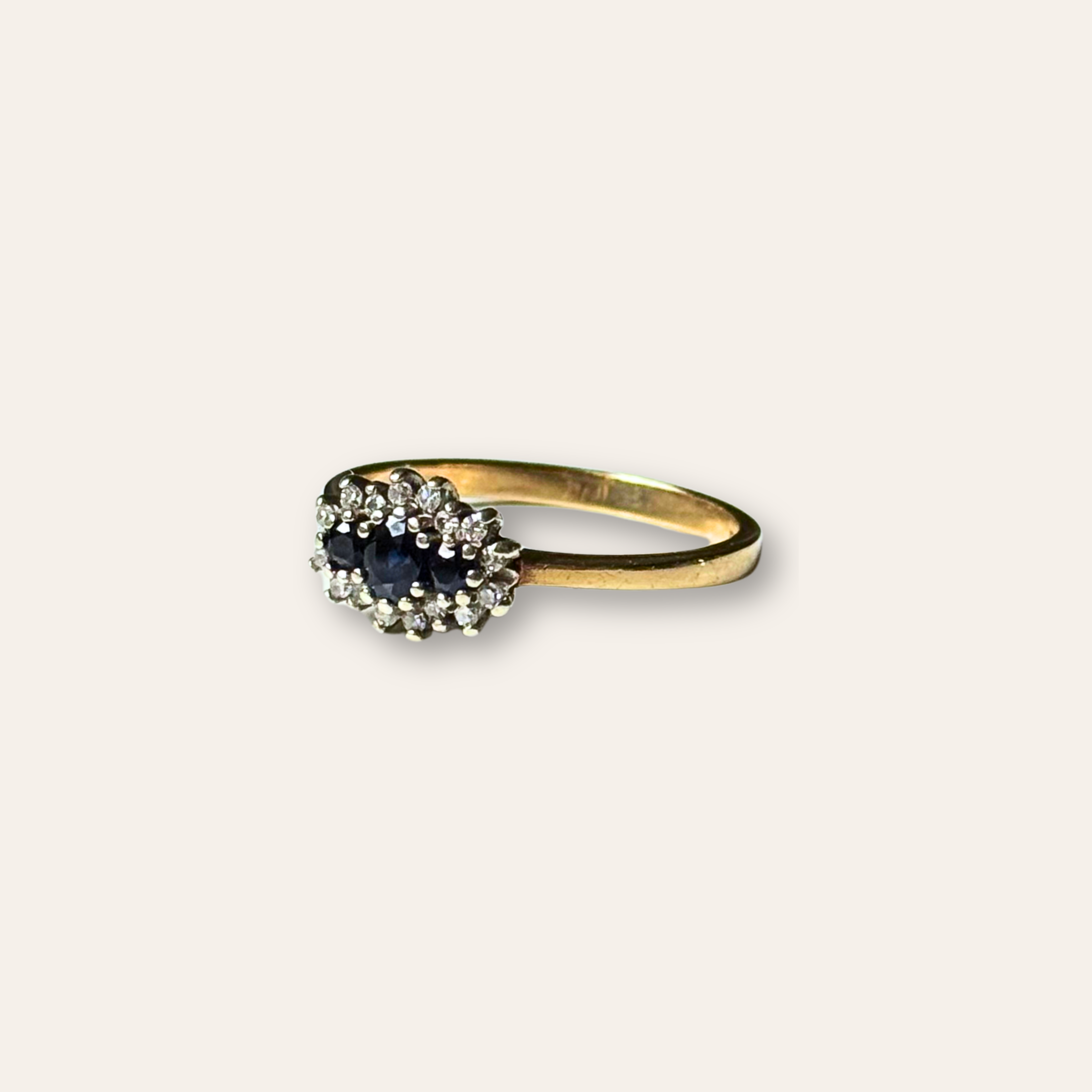 Saffier & Diamant Ring