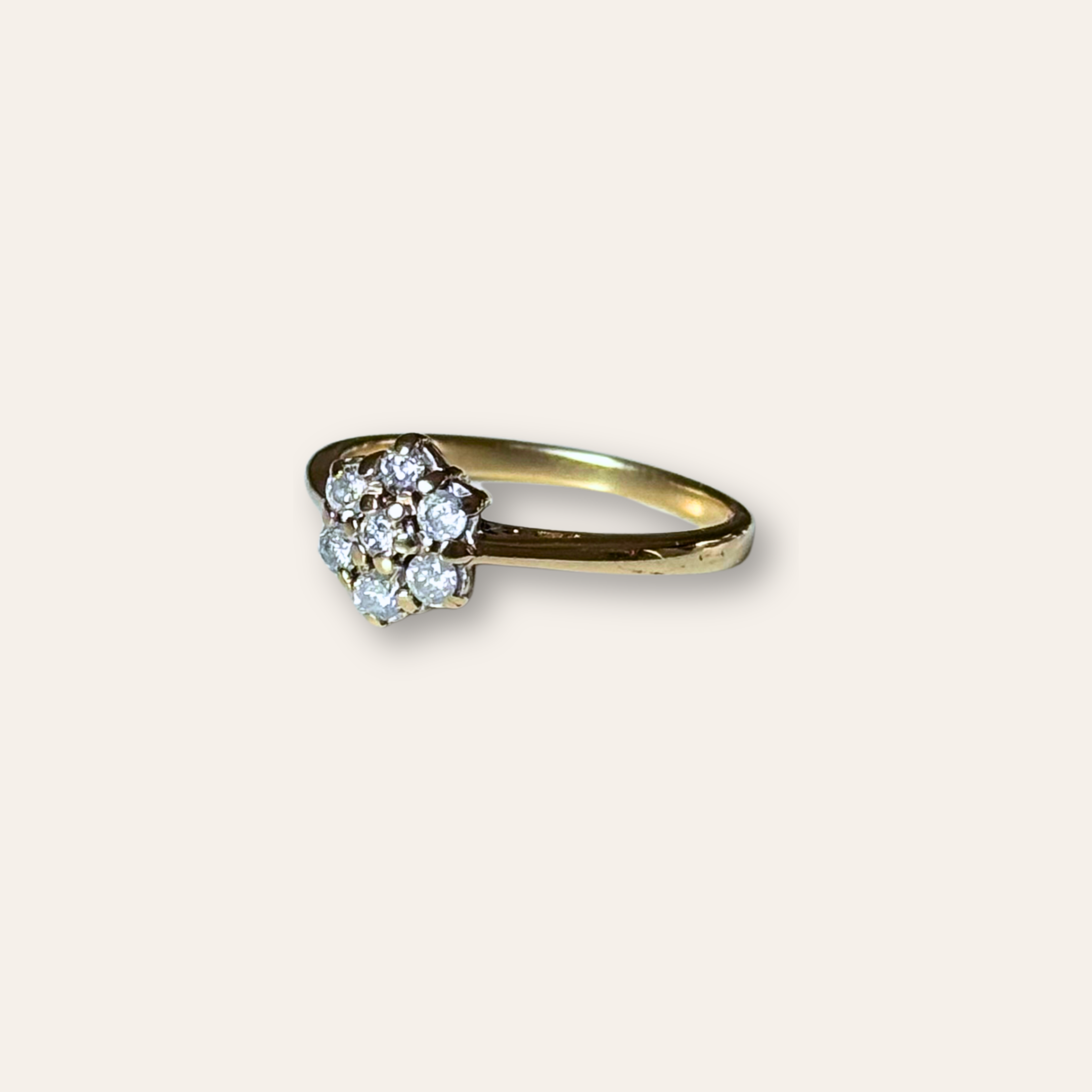 Diamant Bloem Ring