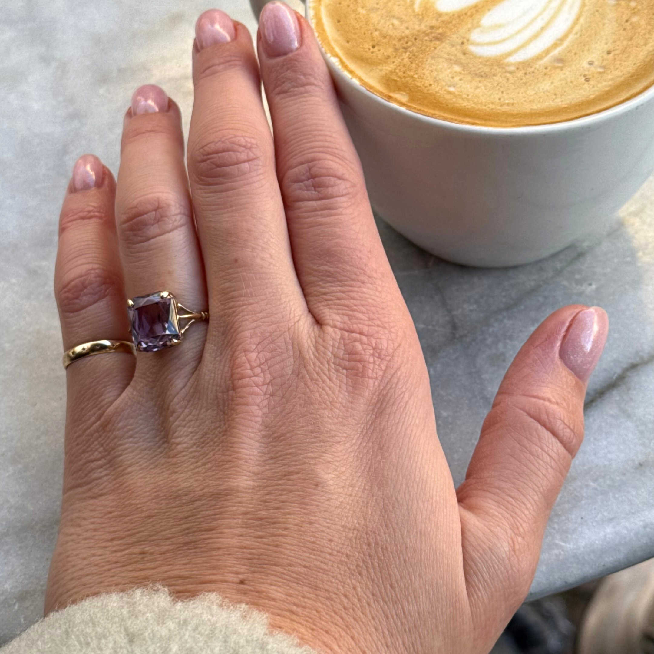 Amethist Cocktail Ring