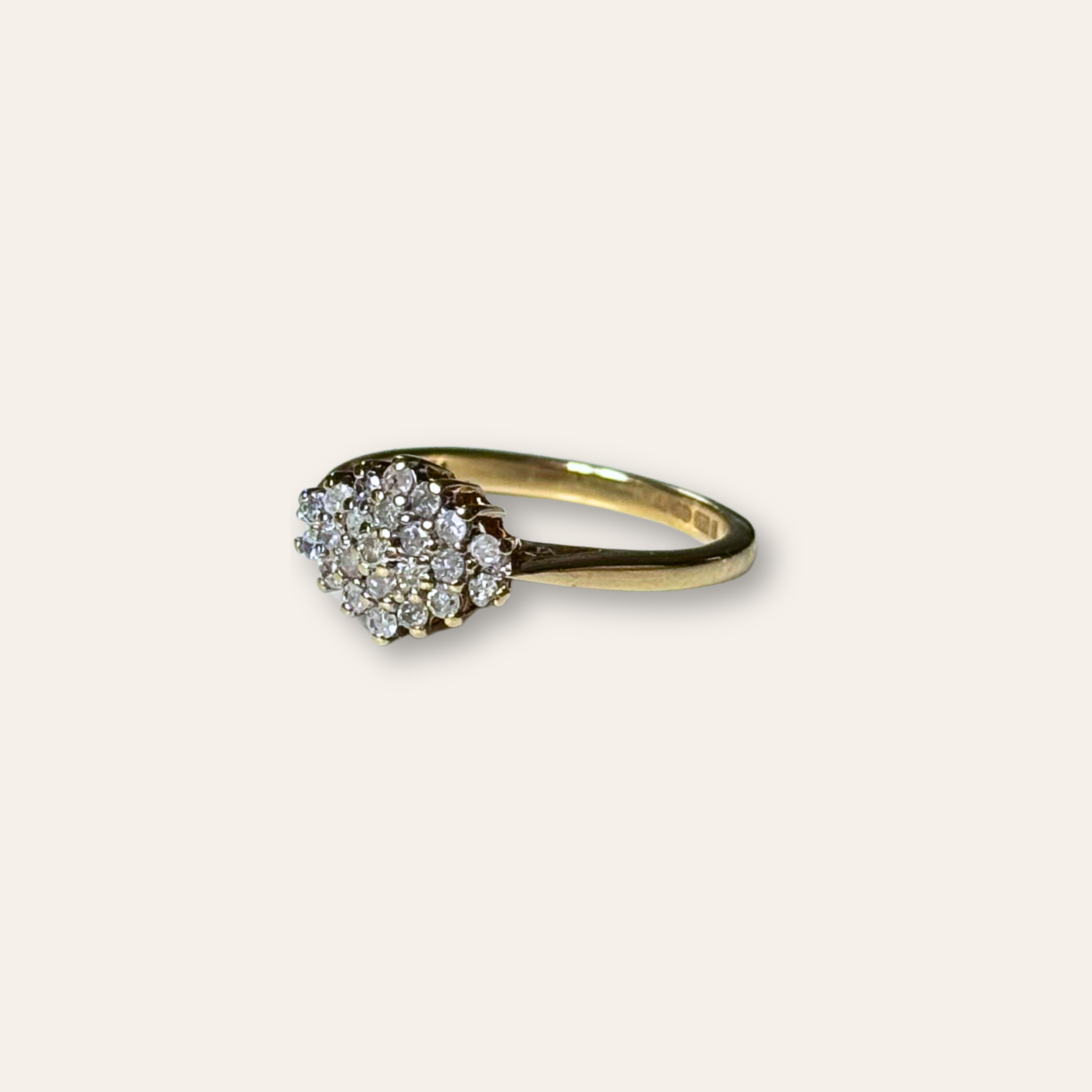 Diamant Cluster Ruit Ring