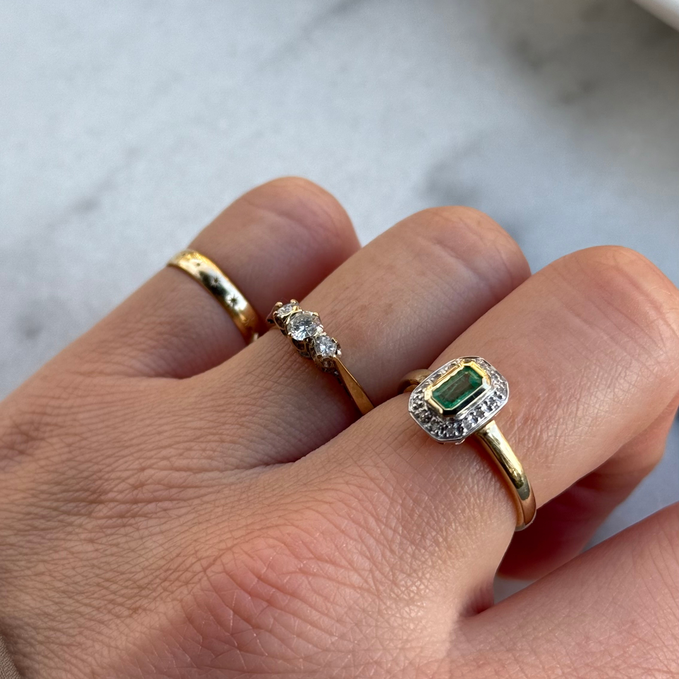 Diamant Trilogie Ring