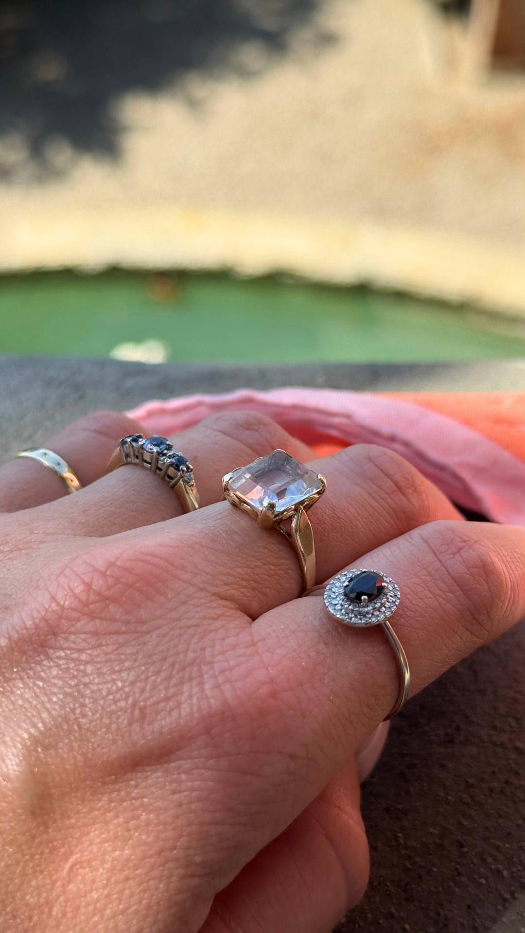 Romee | 14k Saffier & Diamant Ring