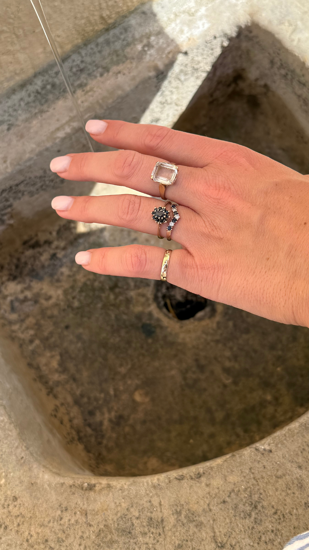 Bloom | Saffier Bloem Ring