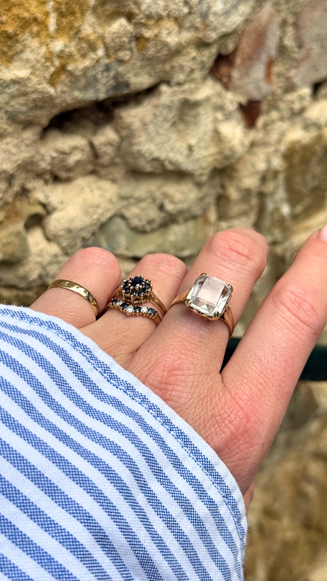 Bloom | Saffier Bloem Ring