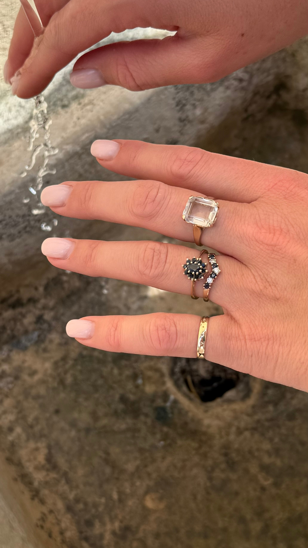 Bloom | Saffier Bloem Ring
